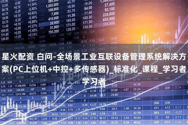 星火配资 白问-全场景工业互联设备管理系统解决方案(PC上位机+中控+多传感器)_标准化_课程_学习者